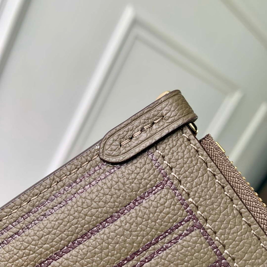 LV M25664 Louis Vuitton Neverfull Inside Out MM Bag Smoke
