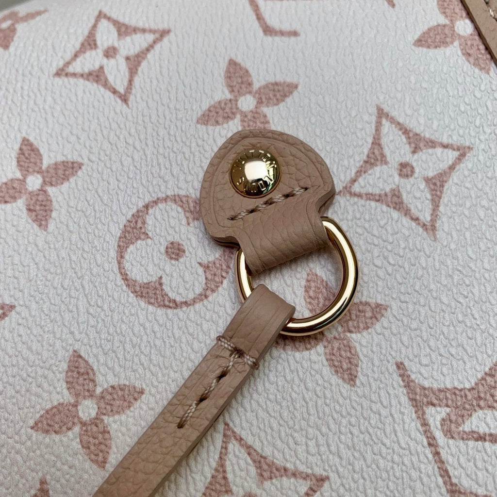 LV M25665 Louis Vuitton Neverfull Inside Out MM Bag Dune/Hazelnut