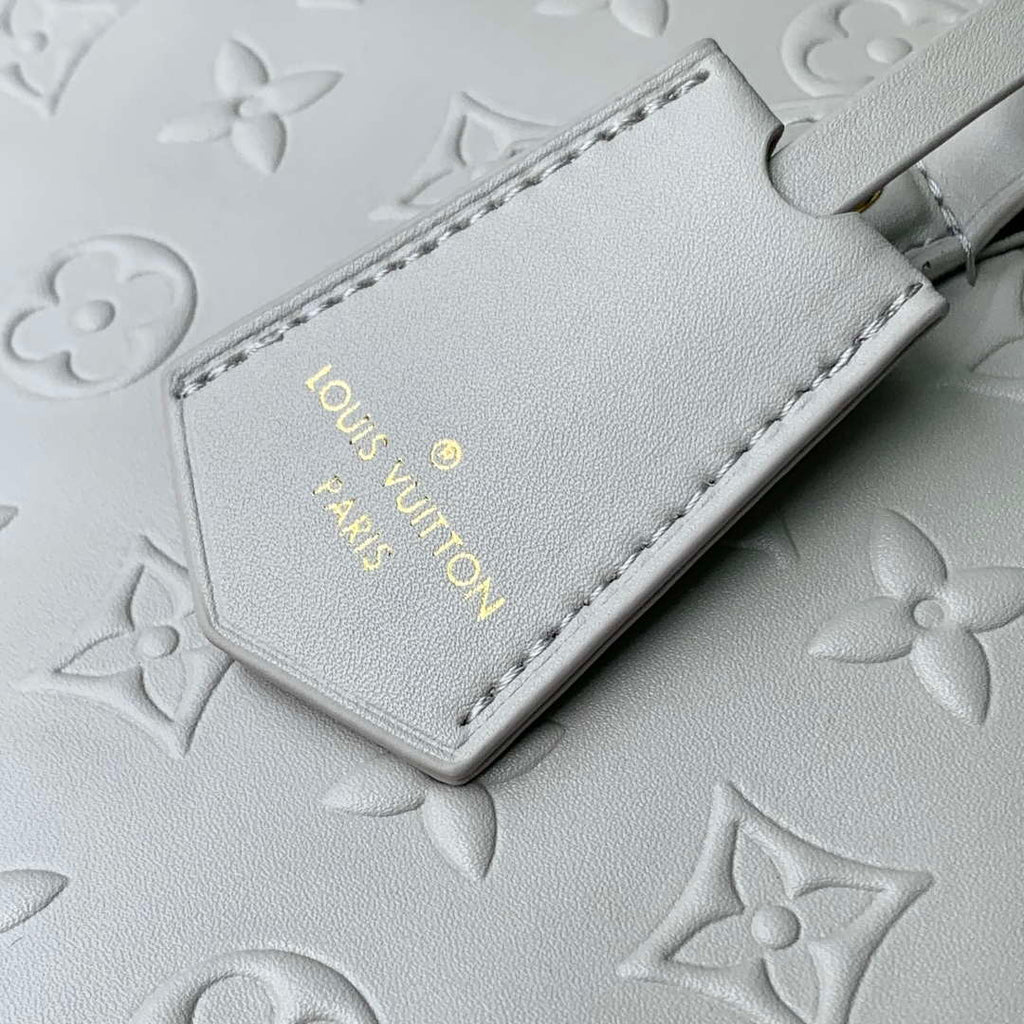 LV M25670 Louis Vuitton Speedy Soft 30 Bag Cloud Gray