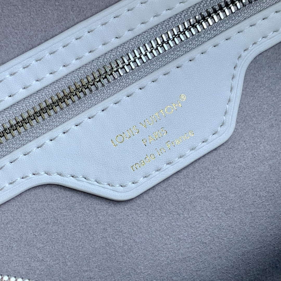 LV M25670 Louis Vuitton Speedy Soft 30 Bag Cloud Gray