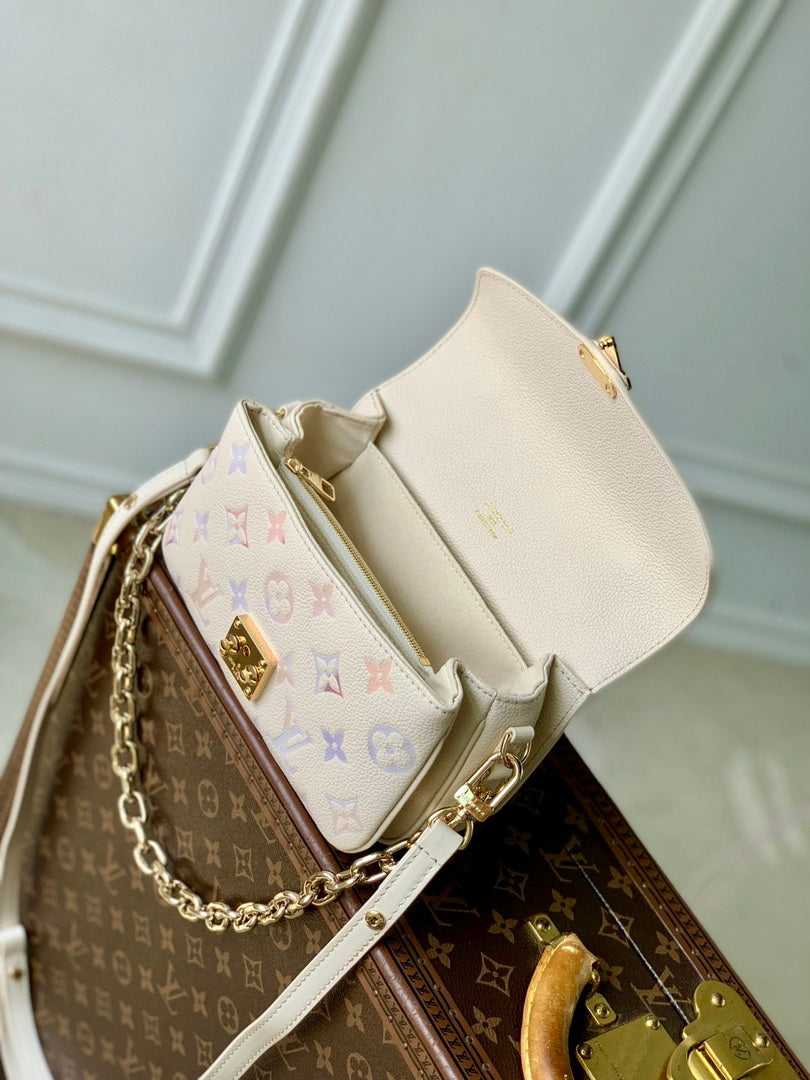 LV M25682 Louis Vuitton Pochette M¨¦tis East West Dream Cream