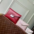 LV M25760 Louis Vuitton Kirigami Pochette Bag Plum