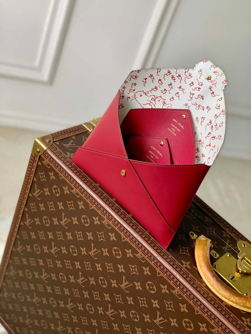 LV M25760 Louis Vuitton Kirigami Pochette Bag Plum