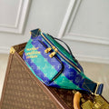 LV M25783 Louis Vuitton Rush Bumbag Blue Stripes