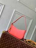 LV M25784 Louis Vuitton Pochette LV Bloom Bag Rose red