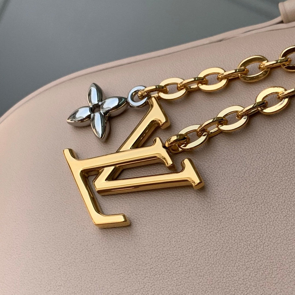 LV M25784 Louis Vuitton Pochette LV Bloom Bag Sand