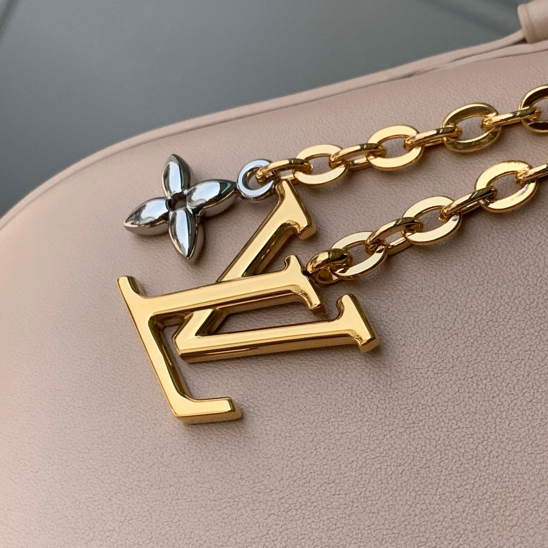 LV M25784 Louis Vuitton Pochette LV Bloom Bag Sand