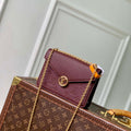 LV M25814 Louis Vuitton Wallet On Chain Rosy Bag Grenat Red