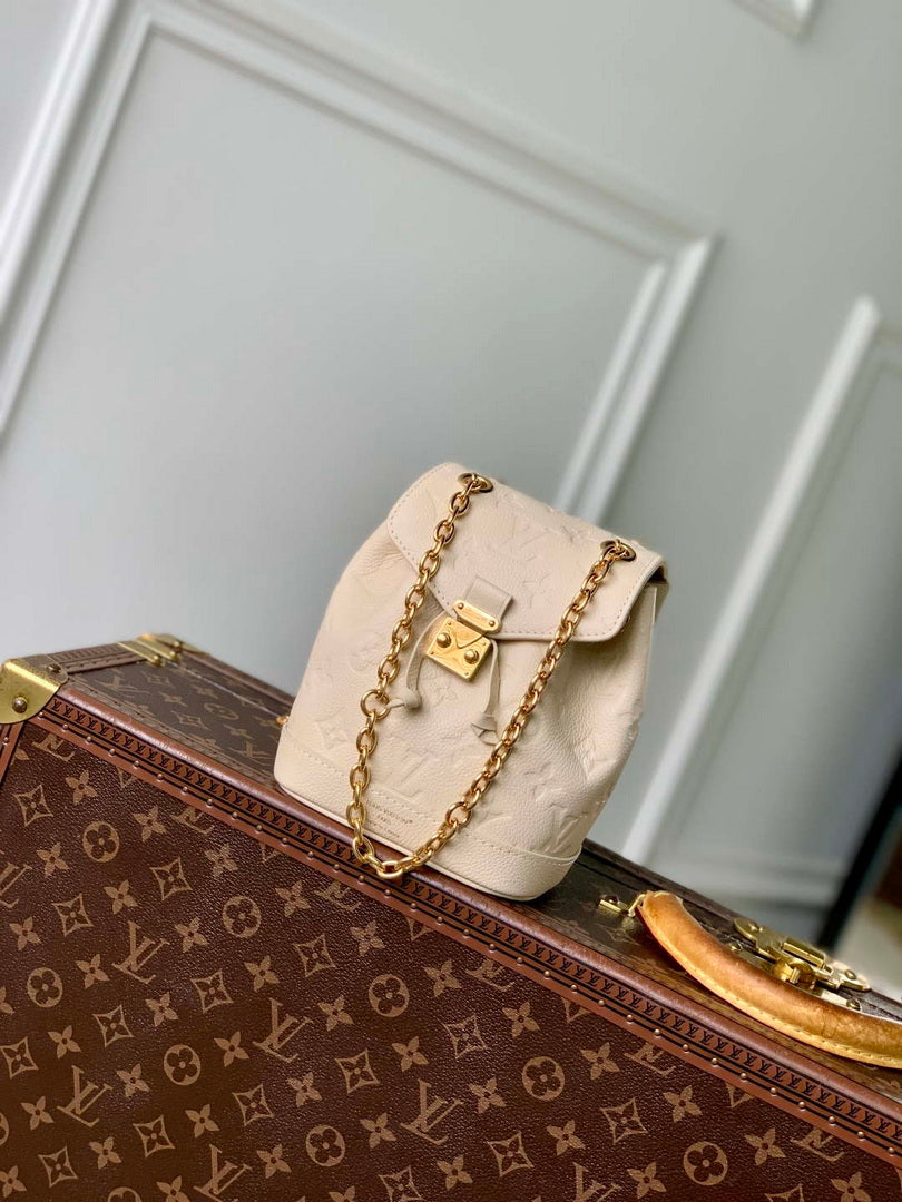 LV M25819 Louis Vuitton Nano No¨¦ Backpack Cream