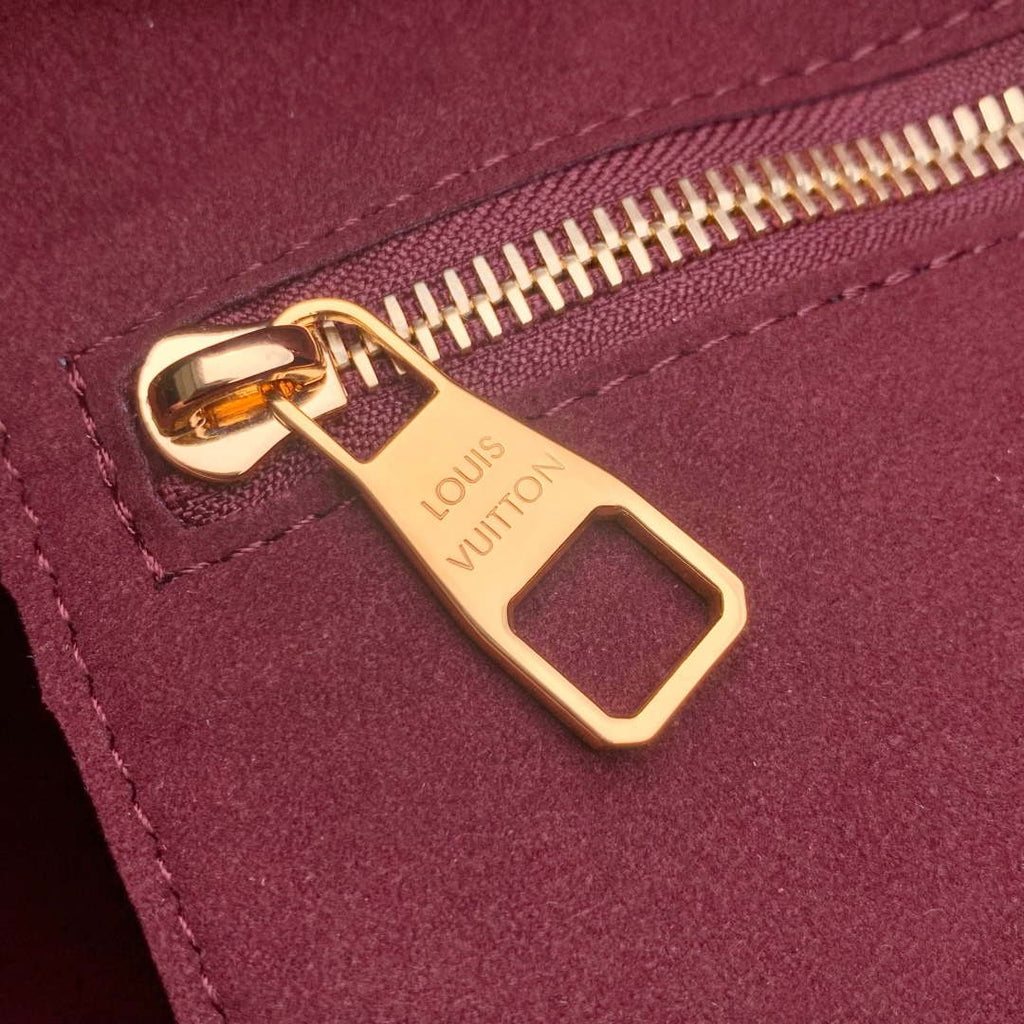 LV M25855 Louis Vuitton Neverfull MM Bag Grenat