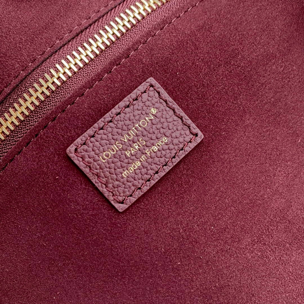 LV M25855 Louis Vuitton Neverfull MM Bag Grenat