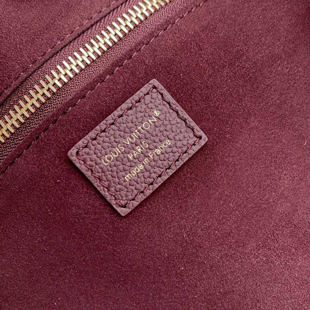 LV M25855 Louis Vuitton Neverfull MM Bag Grenat