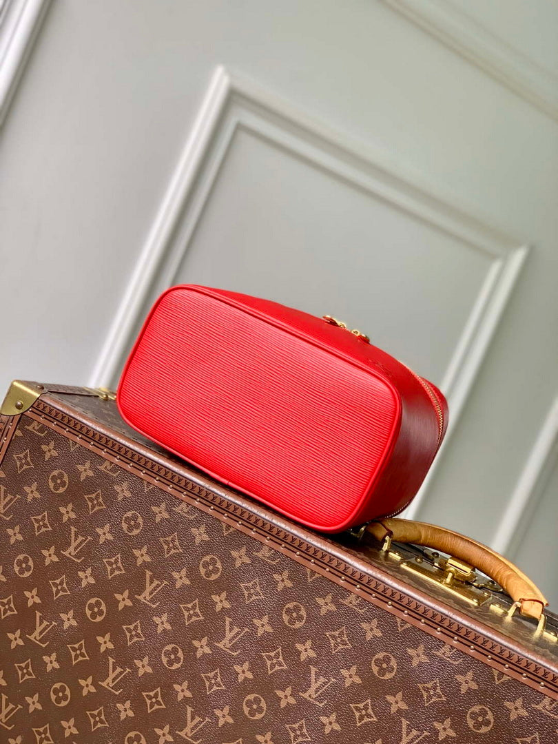 LV M25856 Louis Vuitton Nice BB Bag Red