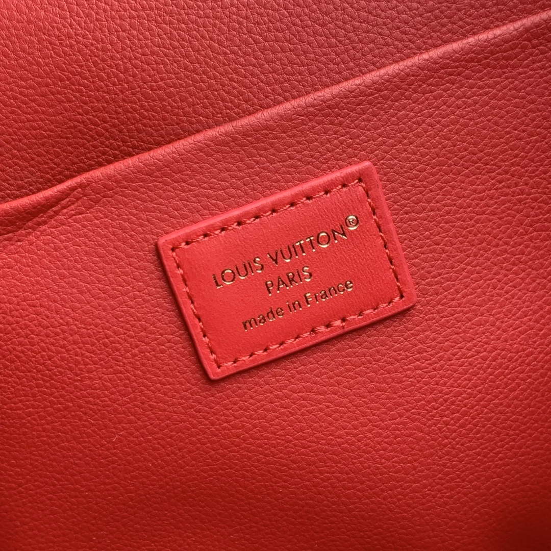 LV M25856 Louis Vuitton Nice BB Bag Red