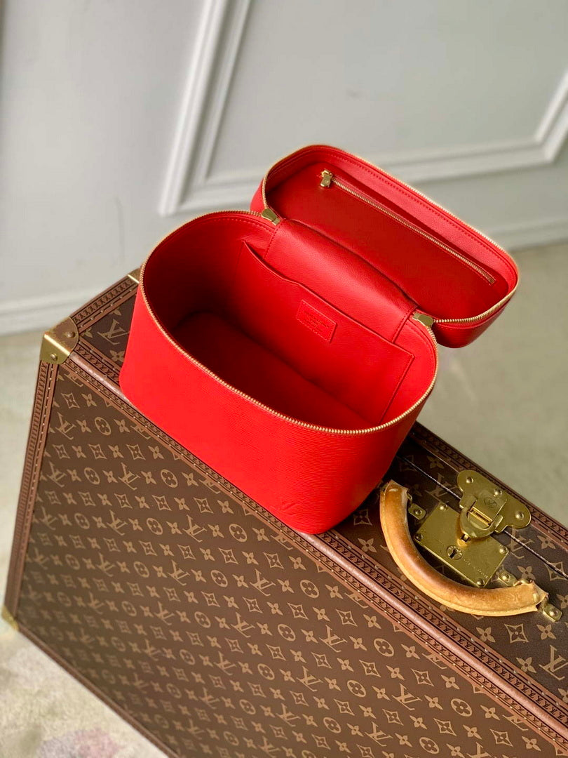 LV M25856 Louis Vuitton Nice BB Bag Red