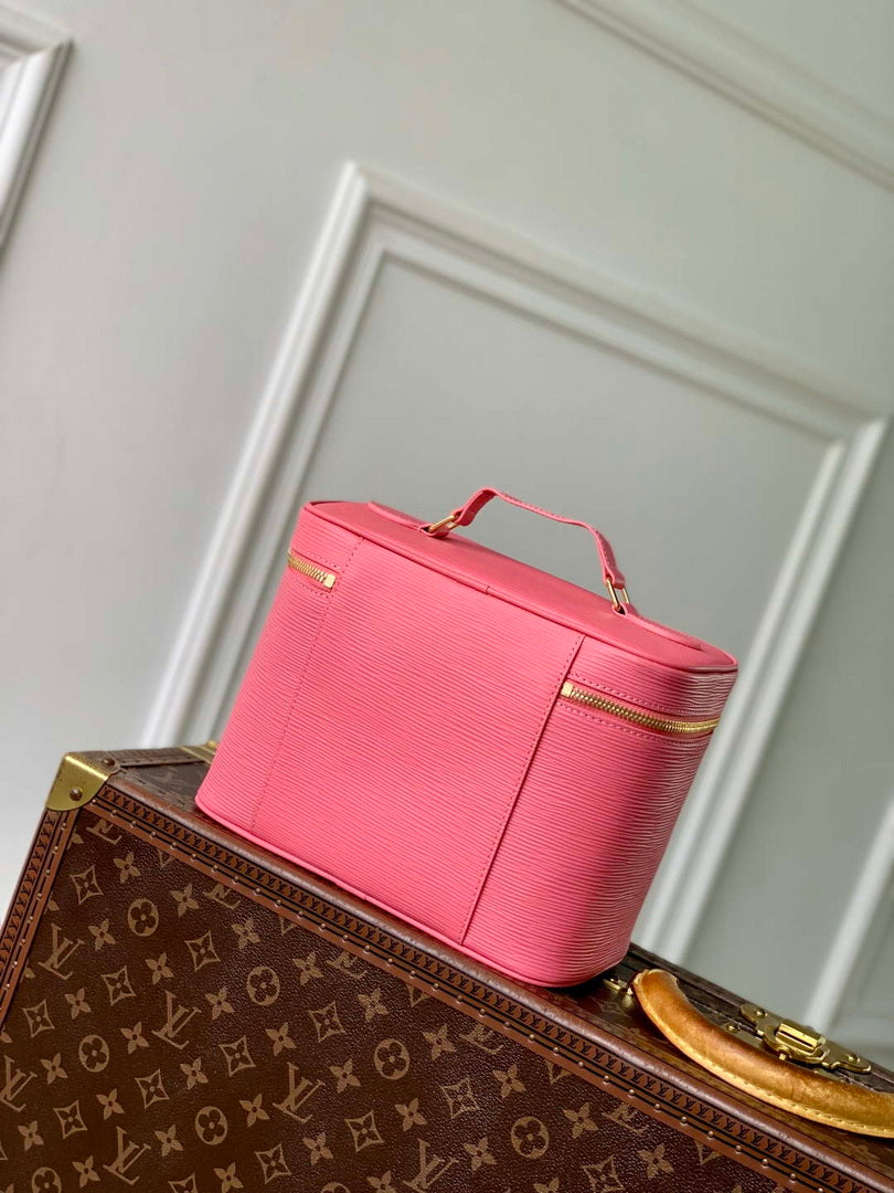 LV M25856 Louis Vuitton Nice BB Bag Tender Bliss Pink