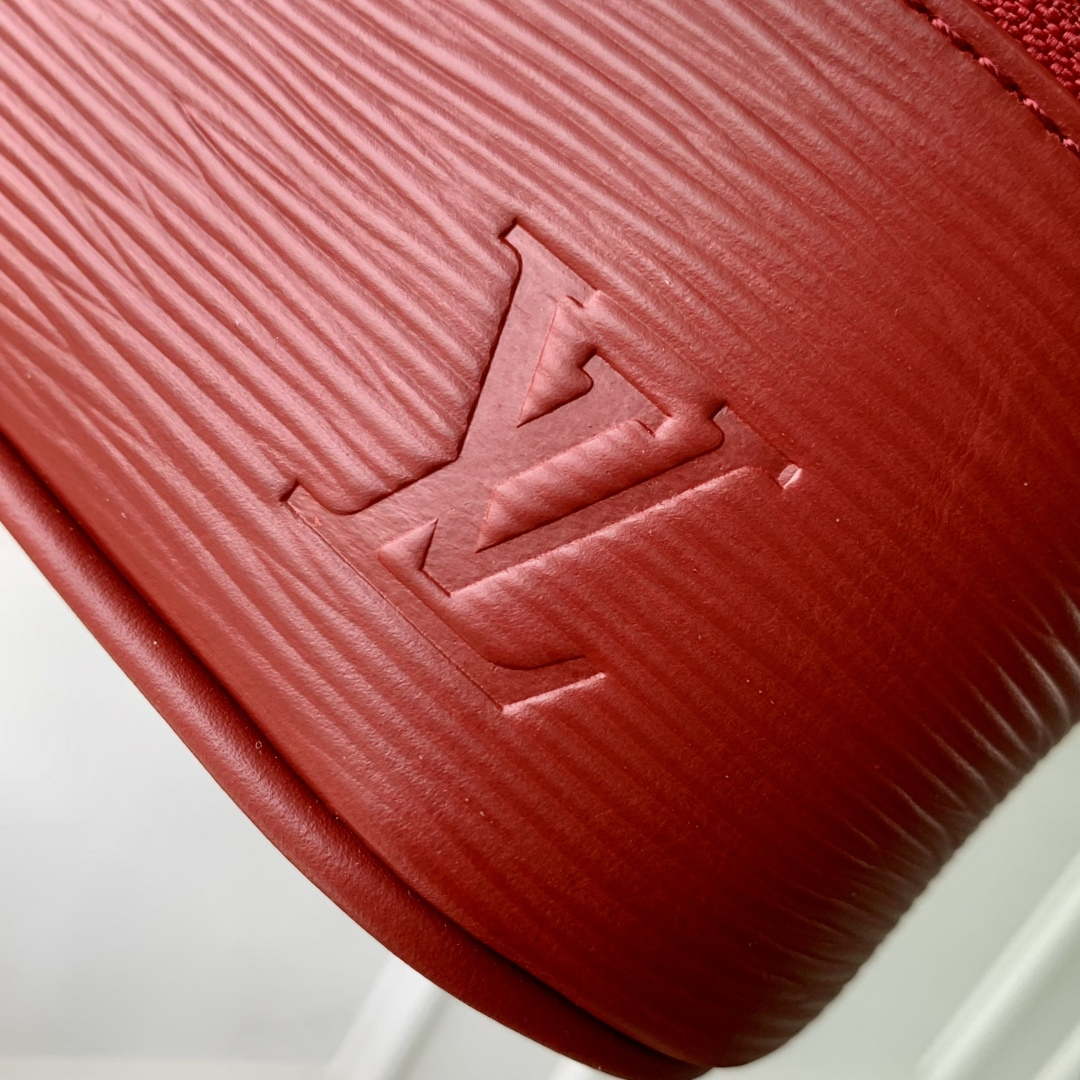 LV M25857 Louis Vuitton Nice Nano Bag Monogram Red