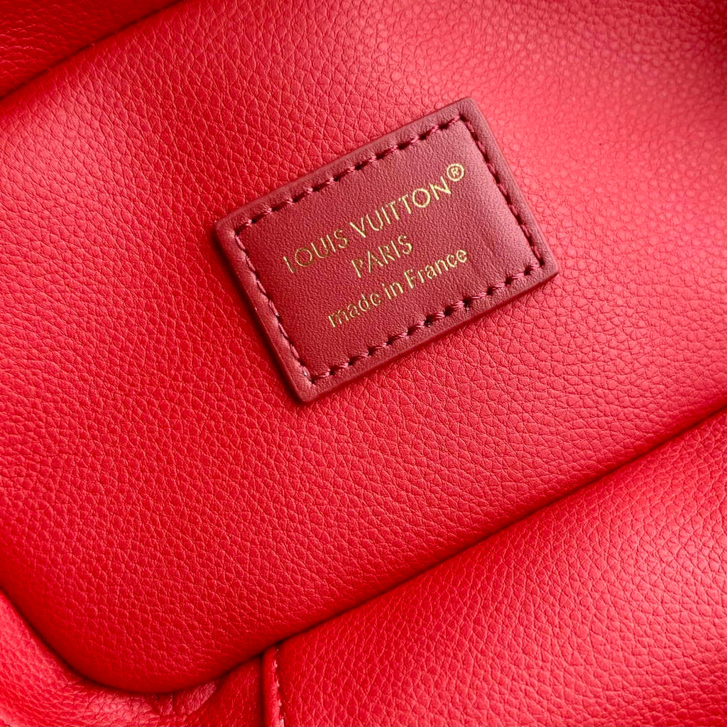 LV M25857 Louis Vuitton Nice Nano Bag Monogram Red