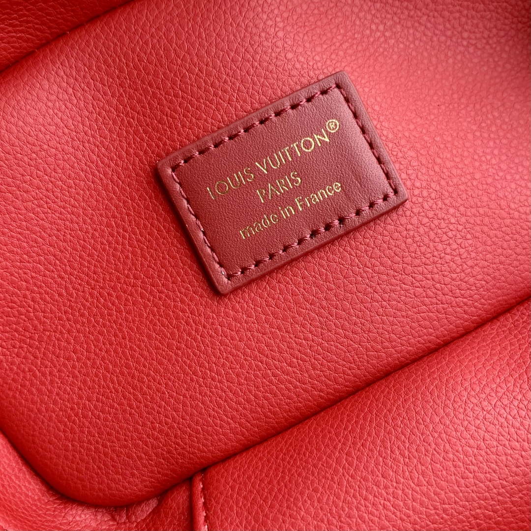 LV M25857 Louis Vuitton Nice Nano Bag Monogram Red