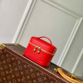 LV M25857 Louis Vuitton Nice Nano Bag Red