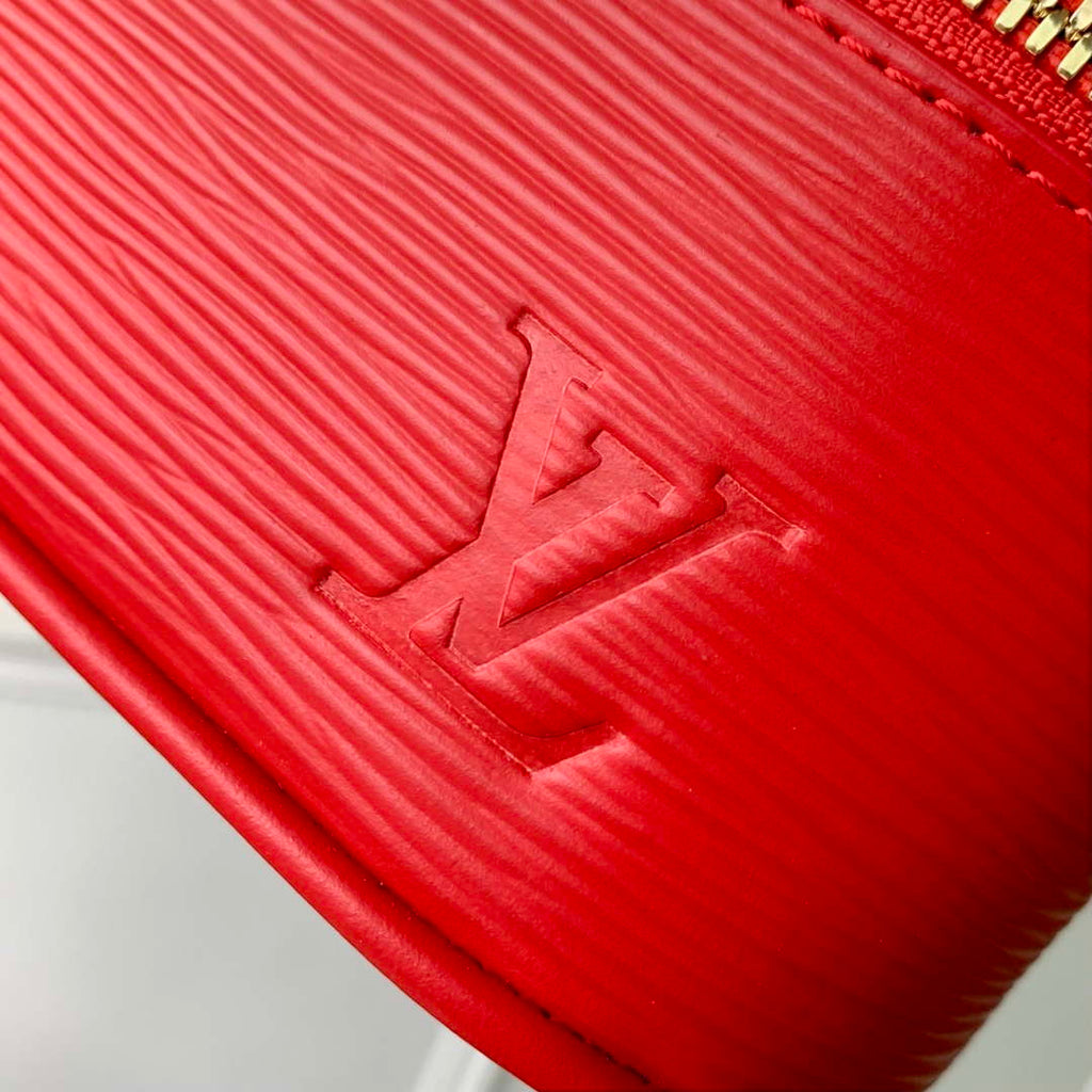 LV M25857 Louis Vuitton Nice Nano Bag Red