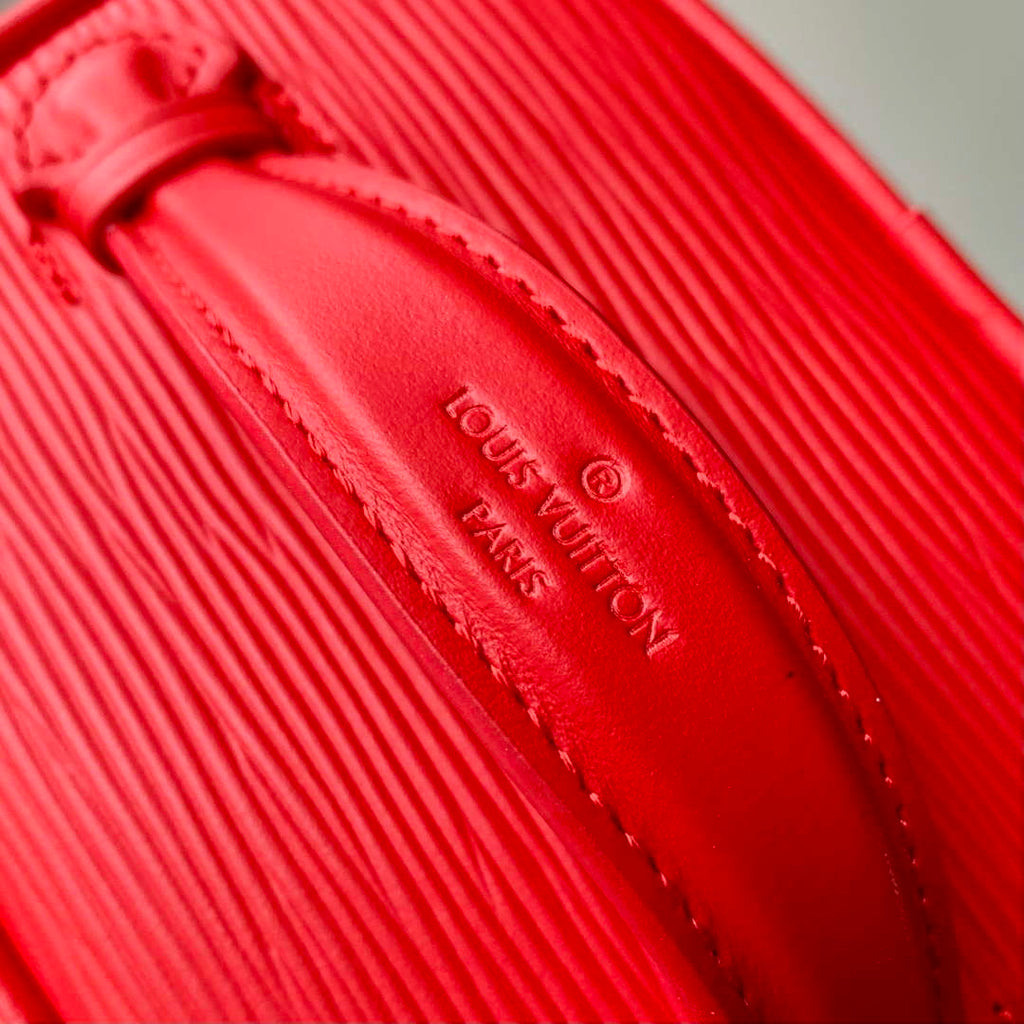 LV M25857 Louis Vuitton Nice Nano Bag Red