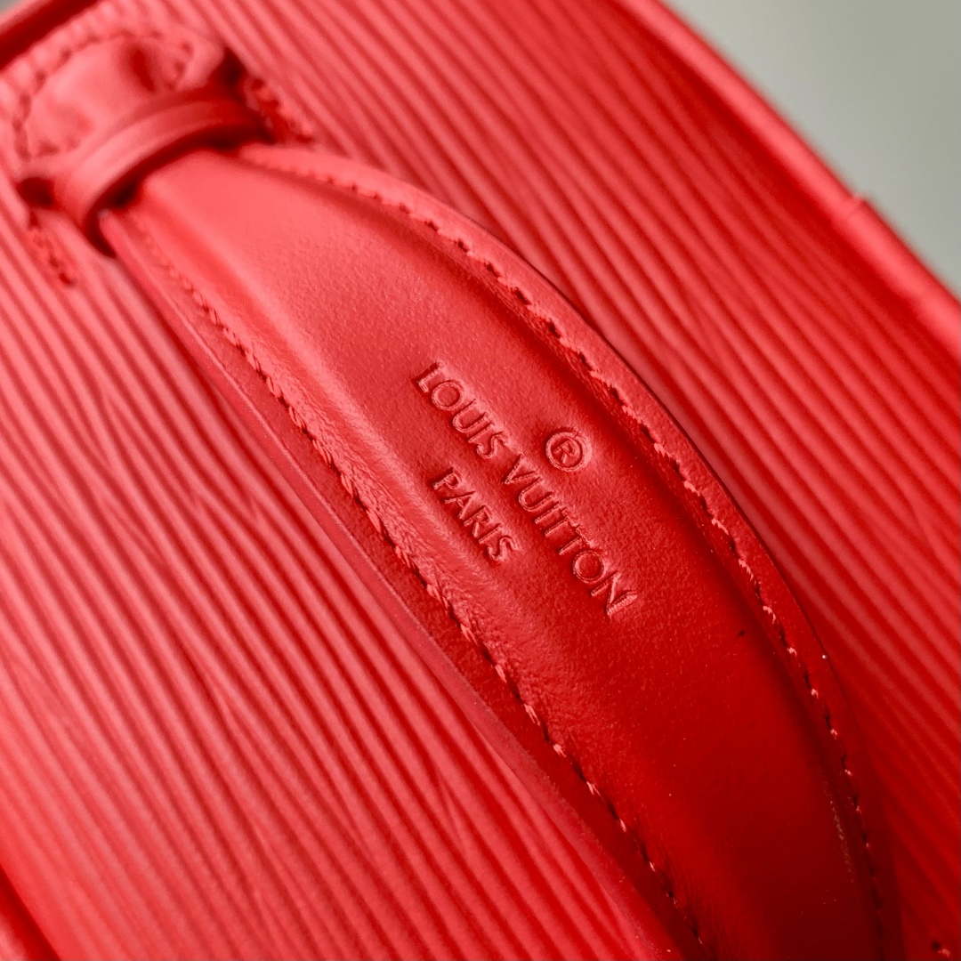 LV M25857 Louis Vuitton Nice Nano Bag Red
