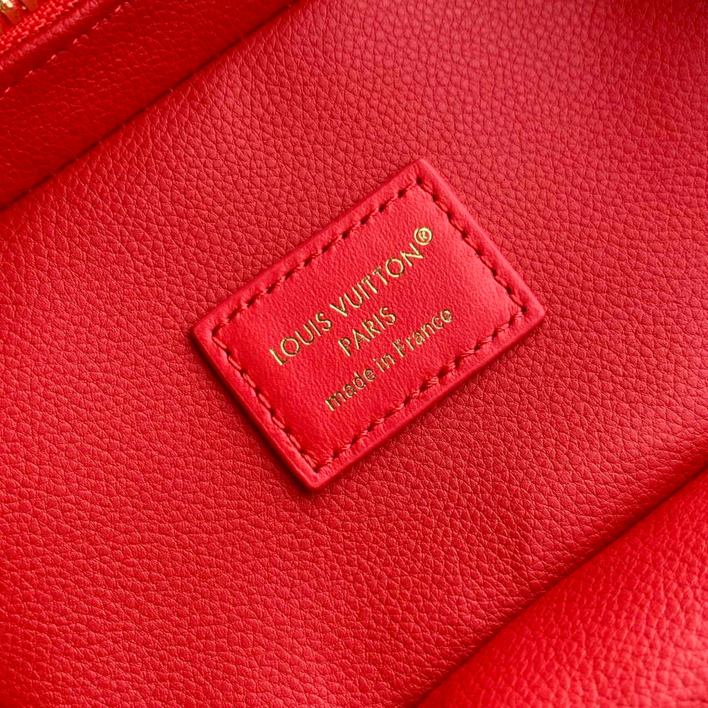 LV M25857 Louis Vuitton Nice Nano Bag Red