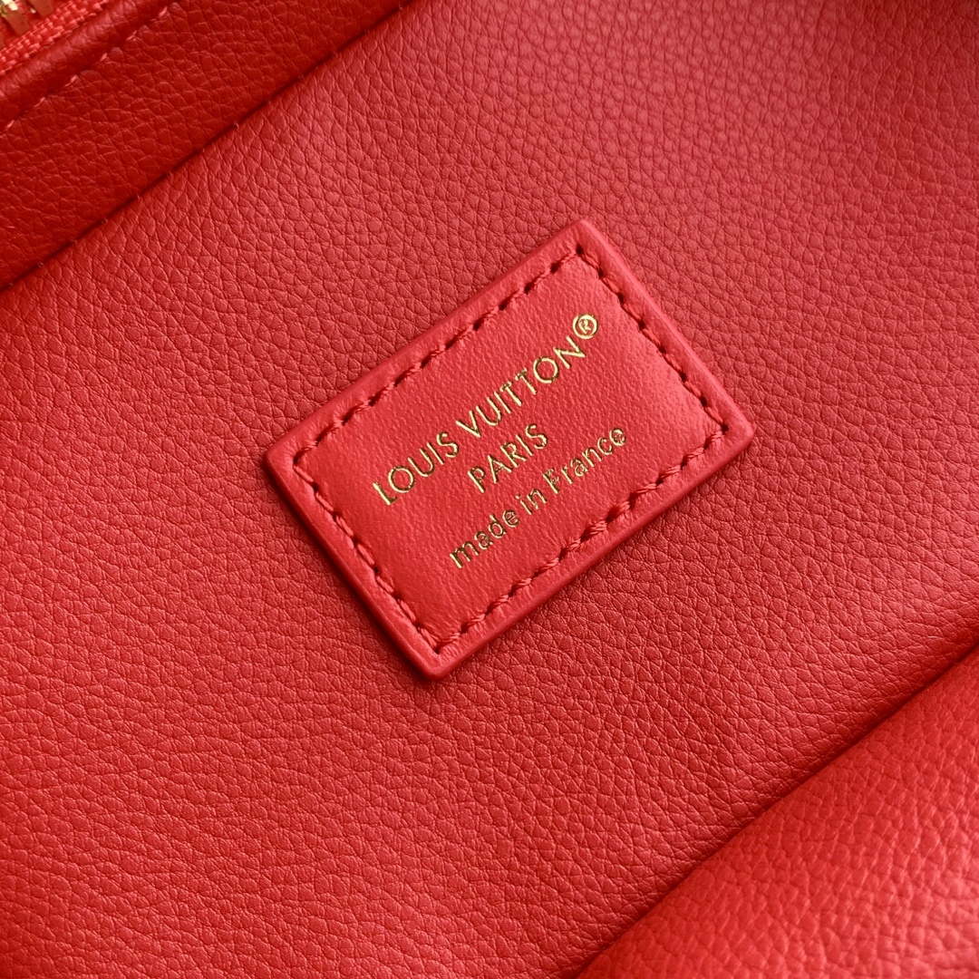 LV M25857 Louis Vuitton Nice Nano Bag Red
