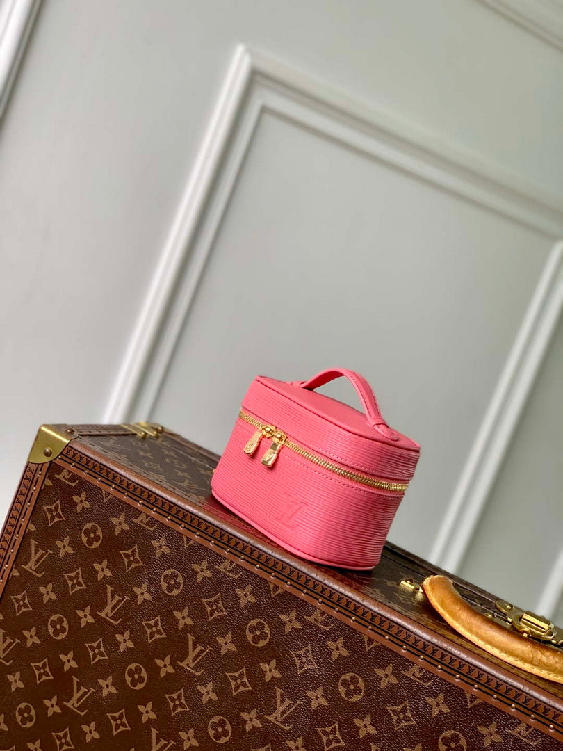 LV M25857 Louis Vuitton Nice Nano Bag Tender Bliss Pink