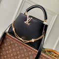LV M25862 Louis Vuitton Capucines BB Bag Black