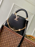 LV M25862 Louis Vuitton Capucines BB Bag Black