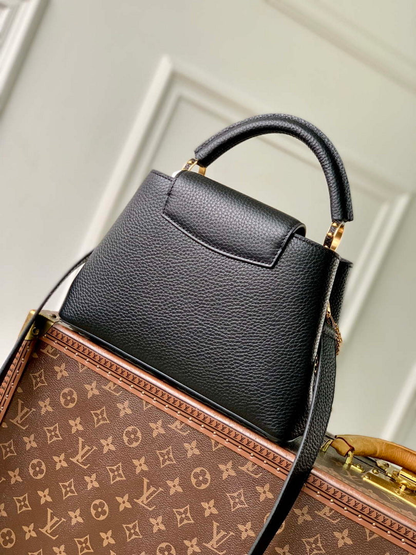 LV M25862 Louis Vuitton Capucines BB Bag Black