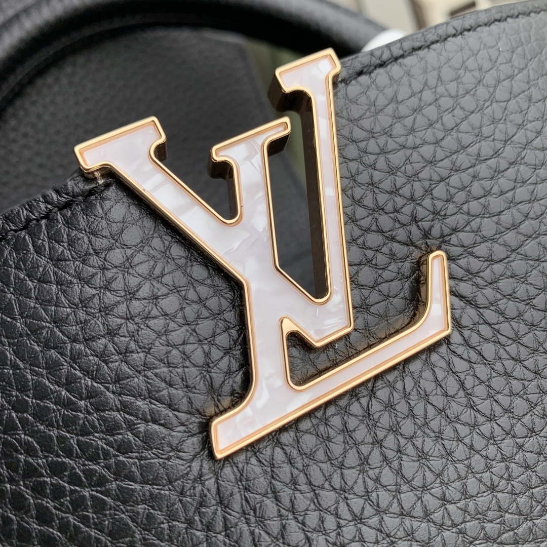 LV M25862 Louis Vuitton Capucines BB Bag Black