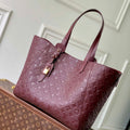 LV M25888 Louis Vuitton All In One MM Bag Wine Red