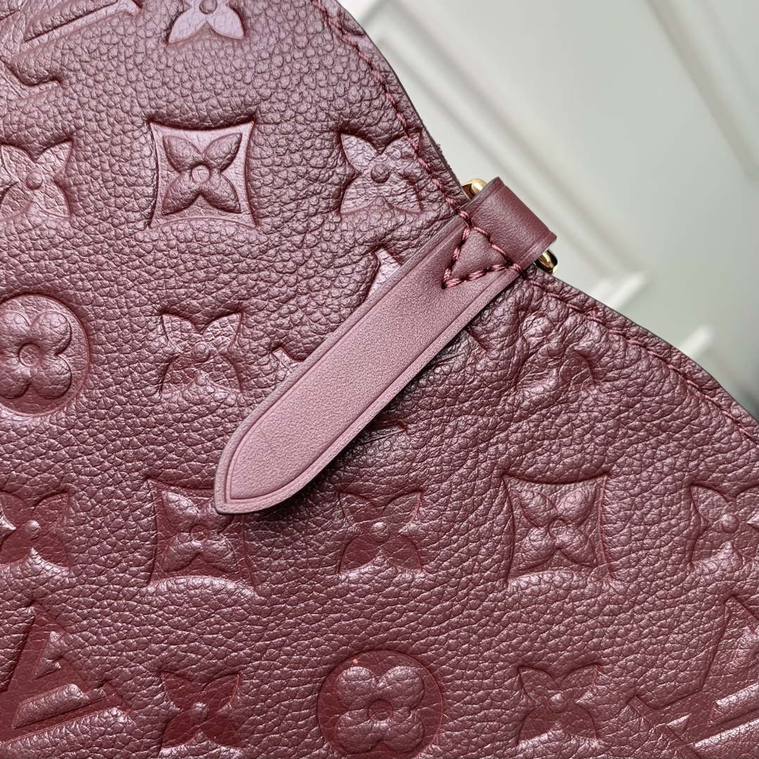 LV M25888 Louis Vuitton All In One MM Bag Wine Red