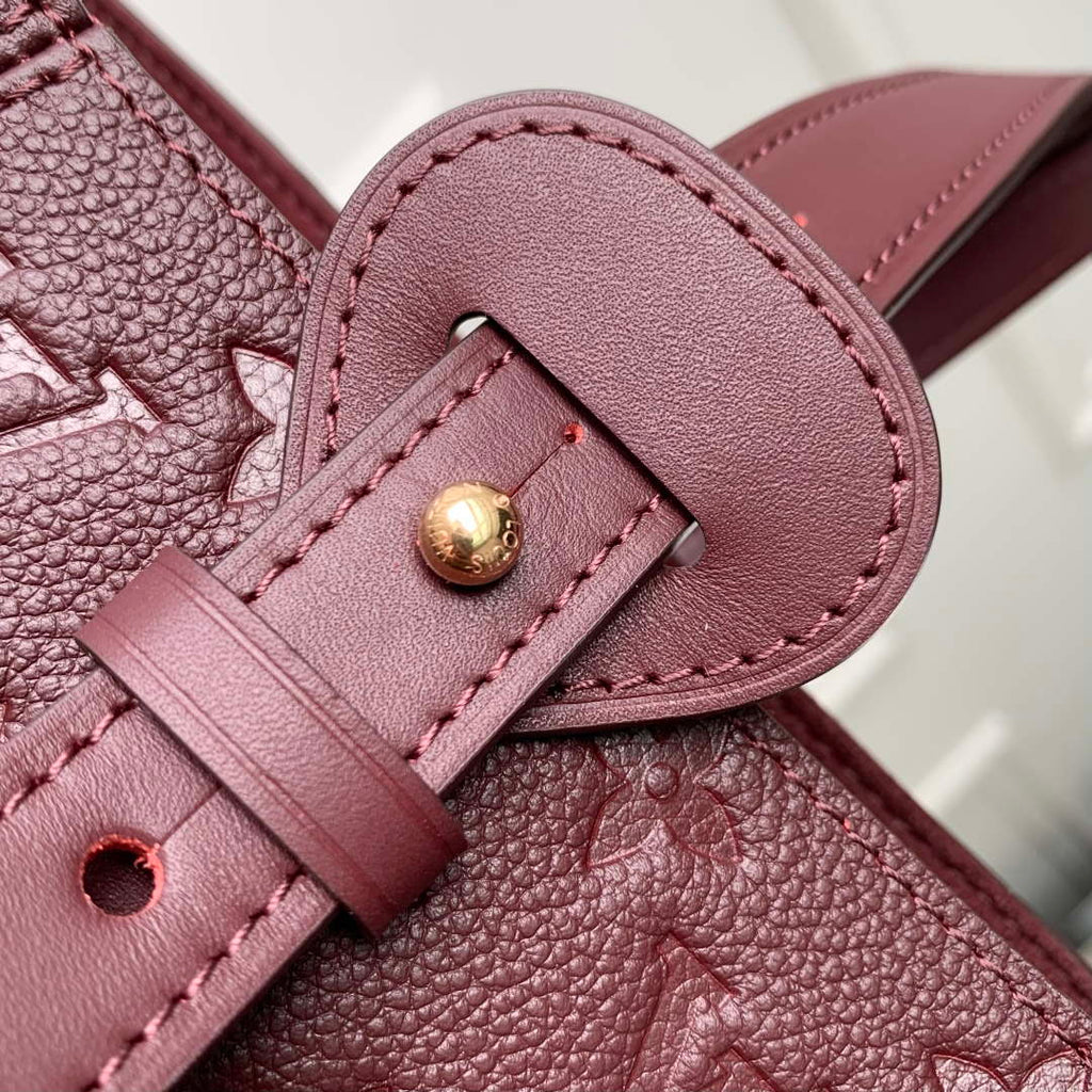 LV M25888 Louis Vuitton All In One MM Bag Wine Red