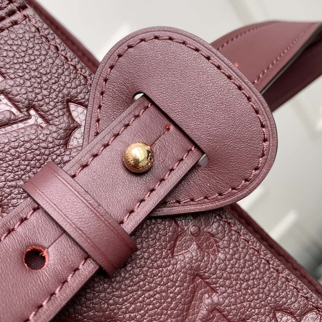 LV M25888 Louis Vuitton All In One MM Bag Wine Red