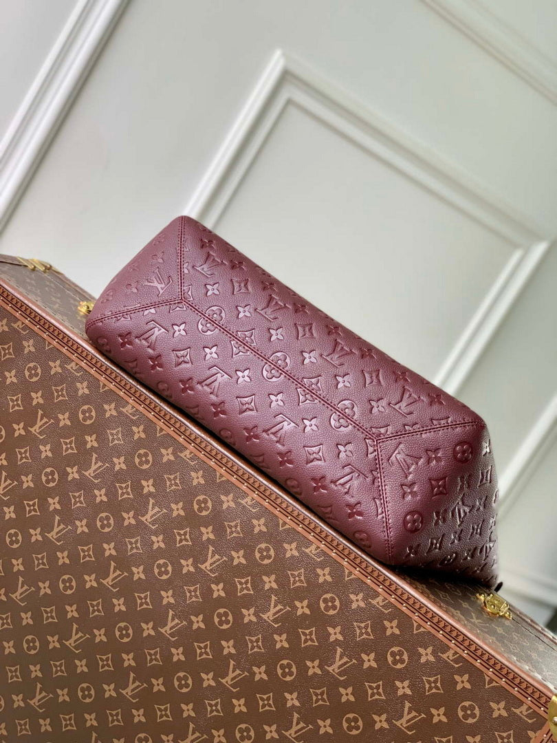 LV M25888 Louis Vuitton All In One MM Bag Wine Red