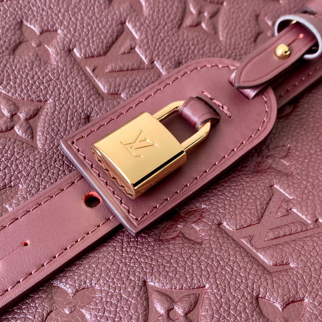LV M25888 Louis Vuitton All In One MM Bag Wine Red