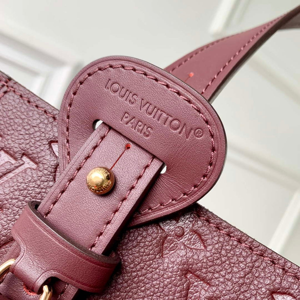 LV M25888 Louis Vuitton All In One MM Bag Wine Red