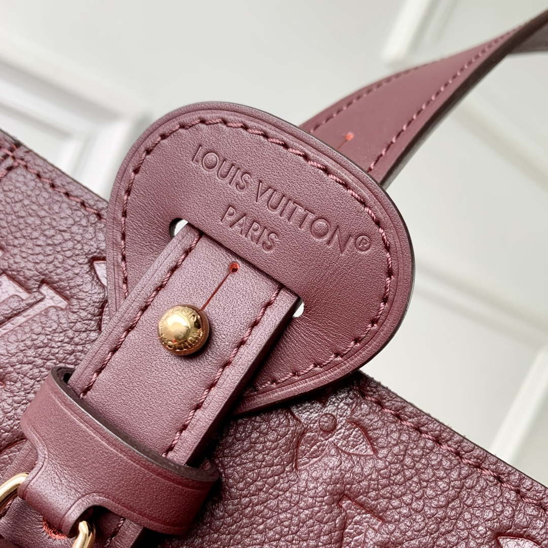 LV M25888 Louis Vuitton All In One MM Bag Wine Red