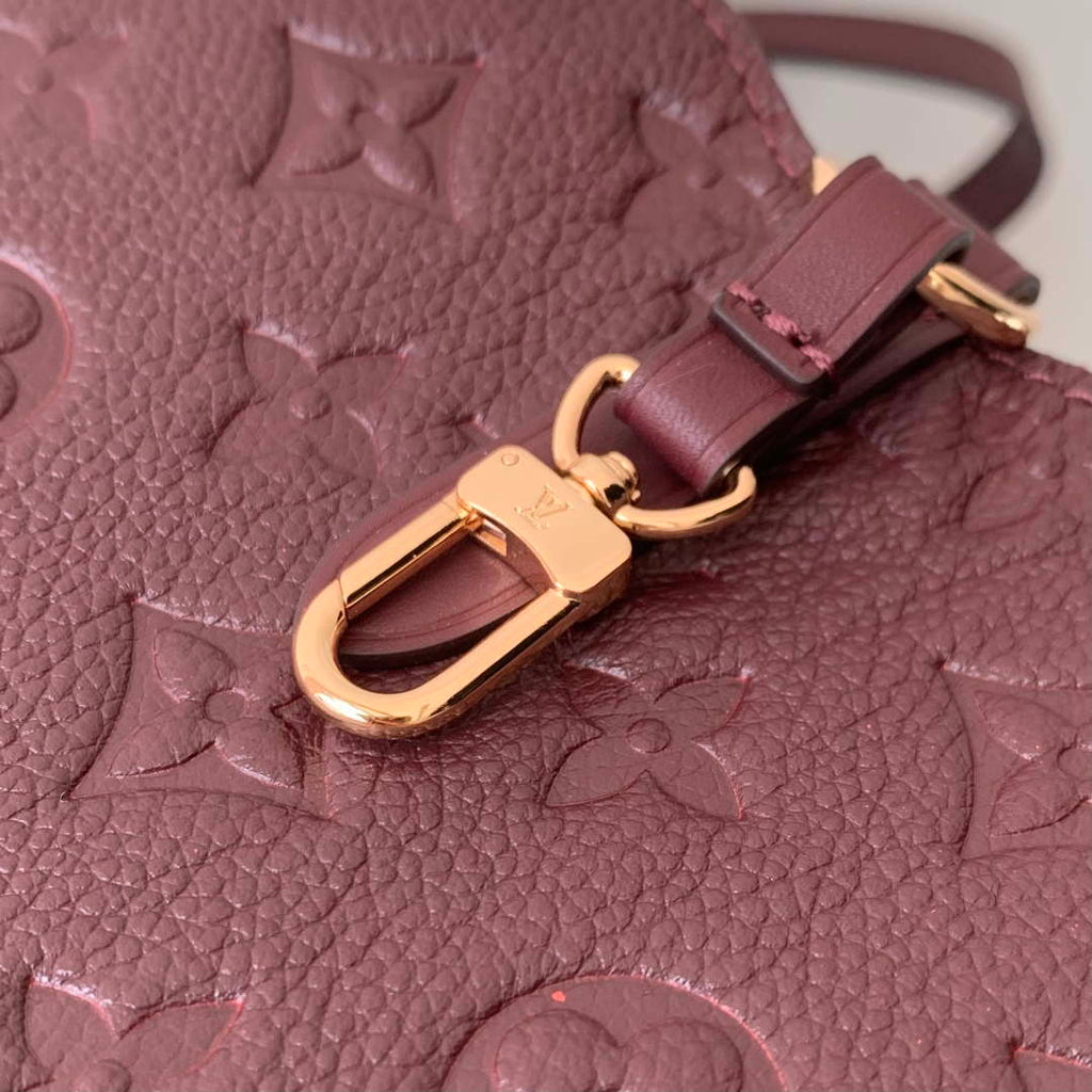 LV M25888 Louis Vuitton All In One MM Bag Wine Red