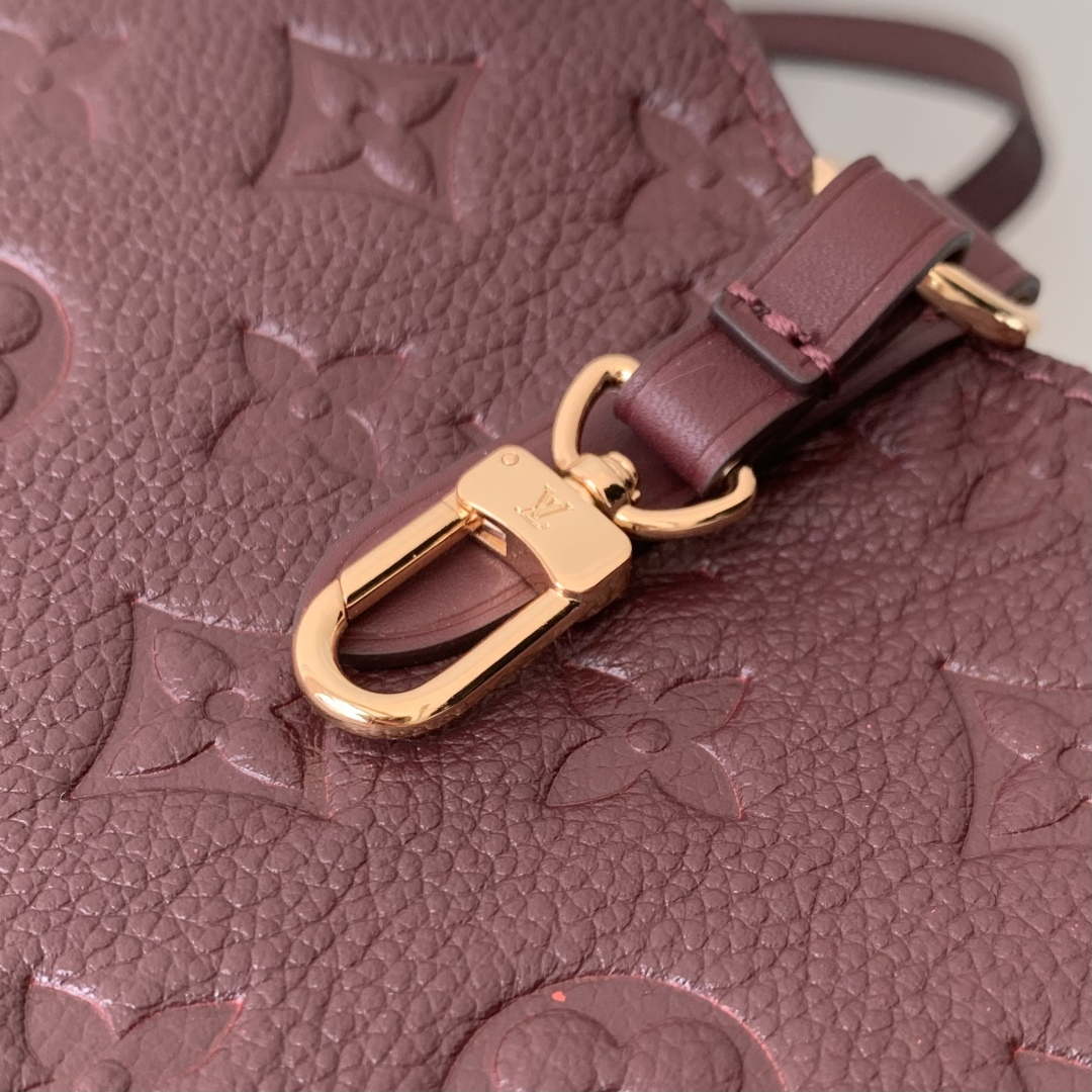 LV M25888 Louis Vuitton All In One MM Bag Wine Red