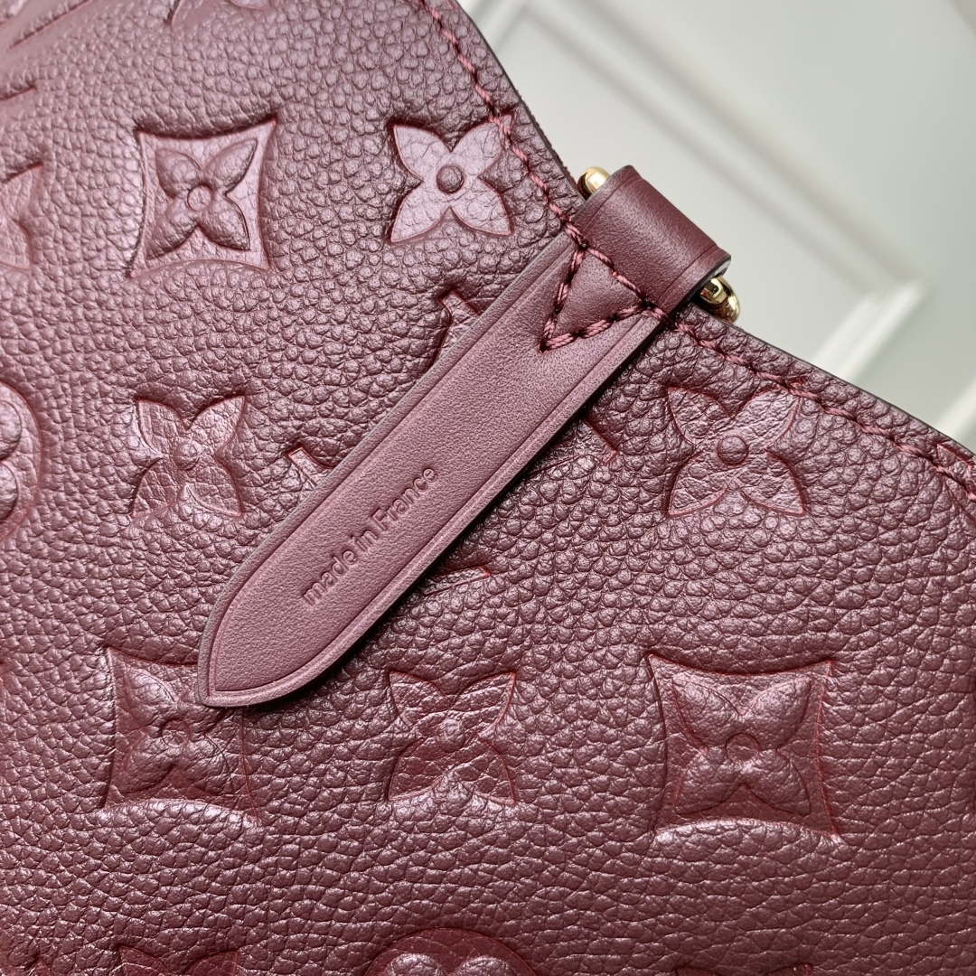 LV M25888 Louis Vuitton All In One MM Bag Wine Red