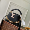 LV M25903 Louis Vuitton Capucines Mini Bag Black