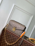LV M25910 Louis Vuitton Pochette Metis East West Bag Smoke