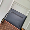 LV M25955 Louis Vuitton Takeoff Pouch Bag Black