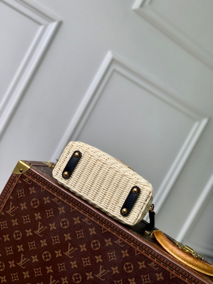 LV M26003 Louis Vuitton Capucines Mini Bag Black