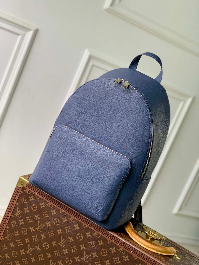 LV M26022 Louis Vuitton Discovery Work Backpack Navy Blue